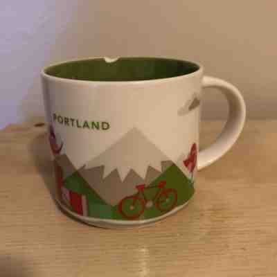 Starbucks Mug Portland "You are Here" Collection 2017 14 oz EUC Pre Owned - Sold on eBay Feb, 9th 2019 for $2.97