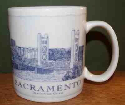 2008 Starbucks Coffee Cup ~ Architect Series Mug ~ Sacramento, CA ~ 18 oz - Sold on eBay Jan, 22nd 2019 for $10.00