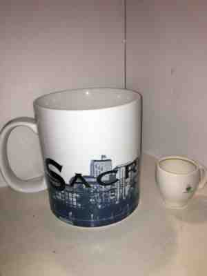 Rare 2002 Starbucks Sacramento Giant Skyline Mug Holds 2.5 Gallon Series 1 - Sold on eBay Jan, 4th 2019 for $499.00