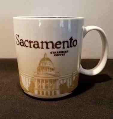 Starbucks City Mug Sacramento VHTF Rare Discontinued   16 oz.  - Sold on eBay Dec, 13th 2018 for $100.00