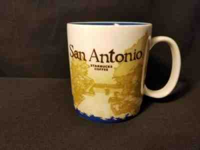 Starbucks San Antonio Coffee Mug Cup City Icon Series Collection Collector 16oz - Sold on eBay Feb, 7th 2019 for $12.00