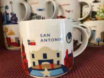 Starbucks YOU ARE HERE ~SAN ANTONIO~ RETIRED - City Mug - - Sold on eBay Jan, 31st 2019 for $10.00