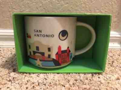 NEW Starbucks San Antonio You Are Here Limited Edition Coffee Mug 14oz - Sold on eBay Jan, 29th 2019 for $13.60