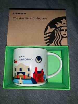 Starbucks San Antonio 2017 14 oz "You Are Here" Collection Discontinued Mug NEW - Sold on eBay Jan, 27th 2019 for $22.99