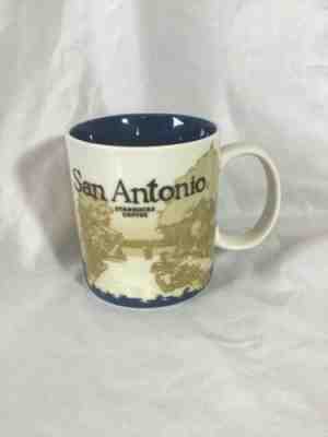 SAN ANTONIO Starbucks Coffee Mug Cup GLOBAL ICON Collector Series 16 Fl OZ 2012 - Sold on eBay Jan, 27th 2019 for $24.99