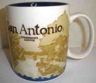 Starbucks San Antonio TX 2009 Global Icon Collector Series 16oz Coffee Cup Mug - Sold on eBay Jan, 24th 2019 for $10.00