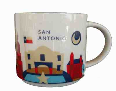 Starbucks San Antonio You Are Here Mug 2012 16oz - Sold on eBay Jan, 24th 2019 for $22.99