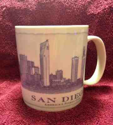 Starbucks Architecture Series Mug - 2008 SAN DIEGO America's Finest City - 18 oz - Sold on eBay Feb, 13th 2019 for $9.20