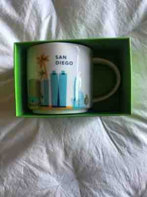 Starbucks 14 Oz. San Diego 2015 You Are Here Mug - Sold on eBay Feb, 12th 2019 for $12.00