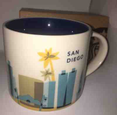 NWT - Starbucks Wish You Were Here Collection Coffee Mug - San Diego - Sold on eBay Feb, 11th 2019 for $18.99