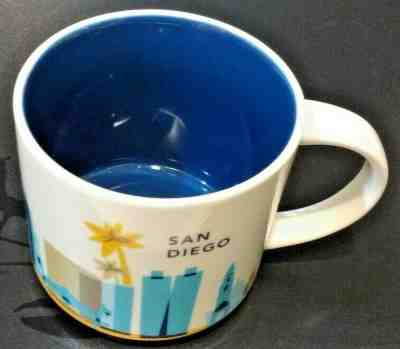 STARBUCKS San Diego Coffee Mug Cup You Are Here 14 Oz Preowned - Sold on eBay Feb, 10th 2019 for $8.99