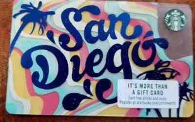 Starbucks 2017 "SAN DIEGO" Gift Card - Sold on eBay Feb, 10th 2019 for $4.25