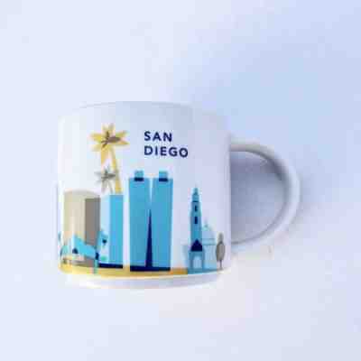 EUC 2013 Starbucks YOU ARE HERE Collection San Diego California Coffee Mug Cup - Sold on eBay Feb, 8th 2019 for $11.00