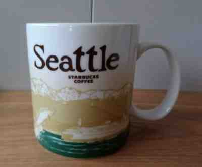 STARBUCKS 2012 Seattle City Winslow Ferry Global Icon Coffee Mug 16oz  EXCELLENT - Sold on eBay Jan, 4th 2019 for $21.99