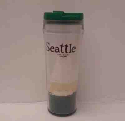 Starbucks Seattle Tumbler 12oz Travel Mug Cup Insulated Global Icon Mt Rainier  - Sold on eBay Dec, 16th 2018 for $24.99