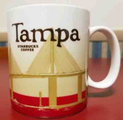 Starbucks 16oz Tampa Florida City Collector Series Coffee Mug - Sold on eBay Feb, 2nd 2019 for $29.88