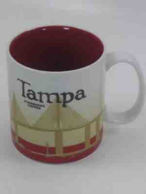 Starbucks TAMPA Coffee COLLECTOR'S SERIES Mug Sunshine Skyway Bridge 16 Oz. 2011 - Sold on eBay Jan, 22nd 2019 for $25.00