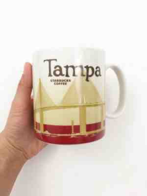 STARBUCKS TAMPA Mug 2010 City Collector Series Bridge Skyline Coffee Cup Florida - Sold on eBay Jan, 4th 2019 for $49.99