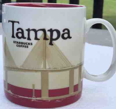 Starbucks YOU ARE HERE Tampa Mug Retired 2012 16 oz Original Mug NEW - Sold on eBay Dec, 13th 2018 for $49.00