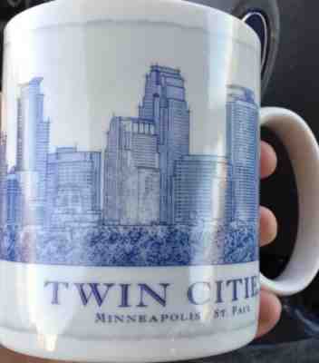 STARBUCKS Architecture Series Twin Cities Minneapolis/St. Paul Coffee Cup MUG - Sold on eBay Feb, 3rd 2019 for $8.99