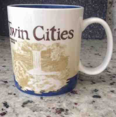 Twin Cities Starbucks Coffee 2011 Collector Series City Mug 16 Oz Waterfall - Sold on eBay Jan, 30th 2019 for $9.99