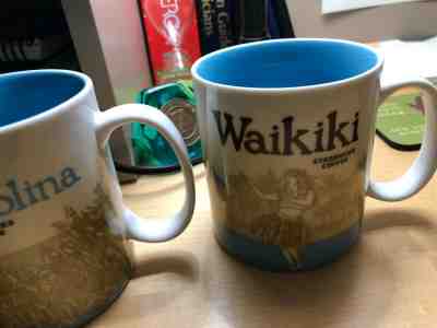 Starbucks Global City Icon Waikiki Mug Collector Series Cup 16oz FREE SHIPPING - Sold on eBay Jan, 21st 2019 for $31.00