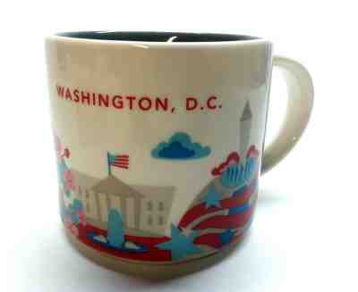 Rare! 2013 STARBUCKS "Washington DC" White House 14oz Coffee Mug! FREE SHIPPING! - Sold on eBay Feb, 10th 2019 for $20.00