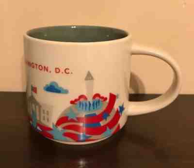 Starbucks City Mug Washington DC You Are Here Series Collection  2016 - Sold on eBay Feb, 7th 2019 for $19.99