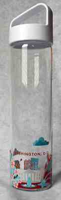 STARBUCKS WASHINGTON DC You Are Here NWT glass water bottle tumbler YAH - Sold on eBay Feb, 7th 2019 for $18.99