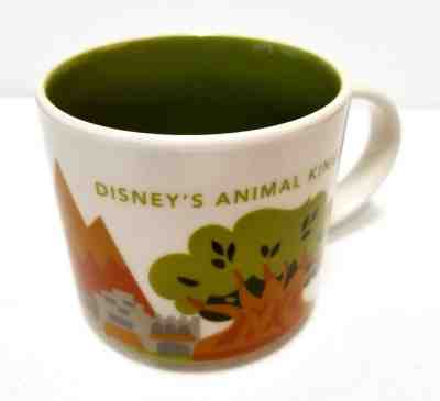 RARE! Starbucks You Are Here Disney Parks Animal Kingdom Cream Coffee Mug 14 oz - Sold on eBay Jan, 6th 2019 for $105.95