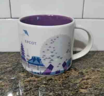 Starbucks YAH Disney Parks EPCOT You Are Here Mug Purple Monorail V2 RARE 14oz - Sold on eBay Feb, 5th 2019 for $37.48