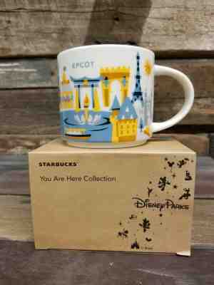 Disney EPCOT 2017 Version 3 You Are Here (YAH) Starbucks Mug.  NWT NIB - Sold on eBay Jan, 31st 2019 for $19.00