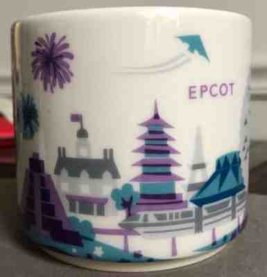 DISNEY STARBUCKS COFFEE EPCOT YOU ARE HERE RARE LE SILVER MONORAIL 14OZ MUG NEW! - Sold on eBay Jan, 21st 2019 for $34.99