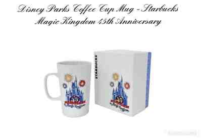 Disney Parks 45th Magic Kingdom Starbucks Ceramic Coffee Mug ~ New with Box ~  - Sold on eBay Jan, 31st 2019 for $9.95