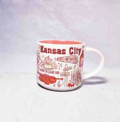 Kansas City Starbucks Coffee Mug 14 oz. Been There Series Cup 2018 - Sold on eBay Feb, 4th 2019 for $2.99