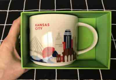 Starbucks Mug Cup 14 oz KANSAS CITY You Are Here Collection Brand NEW in Box - Sold on eBay Jan, 29th 2019 for $14.00