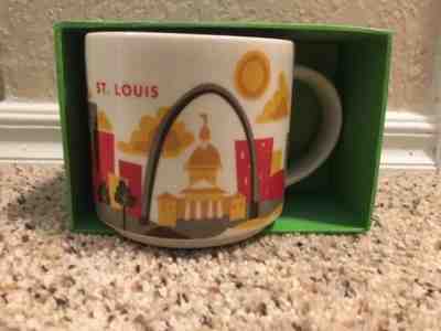 NEW Starbucks St Louis You Are Here Limited Edition Coffee Mug 14oz - Sold on eBay Feb, 3rd 2019 for $11.50