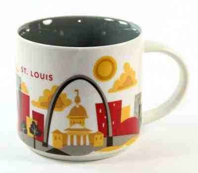 Starbucks St Louis 14 oz You Are Here Collection Coffee Mug 2015 Missouri - Sold on eBay Jan, 23rd 2019 for $18.00