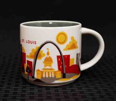 STARBUCKS You Are Here ST LOUIS Cup Mug 14oz Excellent Condition! - Sold on eBay Jan, 22nd 2019 for $11.99
