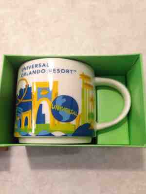 Starbucks You Are Here Collection Universal Orlando Resort Florida YAH Yellow - Sold on eBay Dec, 18th 2018 for $14.00