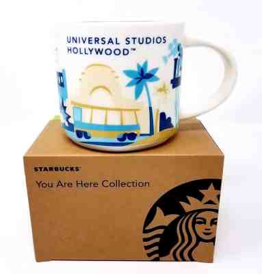 Starbucks Universal Studios Hollywood You Are Here Coffee Mug Cup 14 oz New YAH - Sold on eBay Dec, 4th 2018 for $36.98