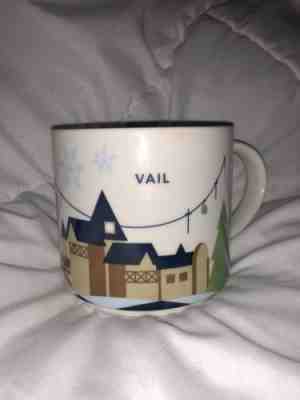 Starbucks Coffee Mug Vail Colorado You Are Here Series 14 Ounce Cup - Sold on eBay Jan, 6th 2019 for $9.99