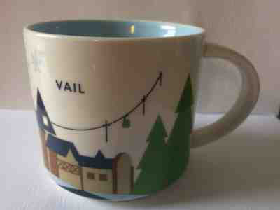 You Are Here -  Vail,Colorado Starbucks Mug 14 oz - 2013 - Sold on eBay Dec, 26th 2018 for $12.50