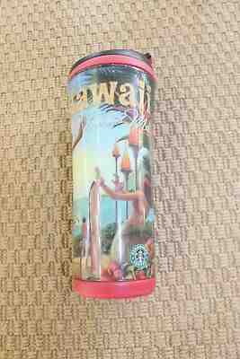 Honolulu Hawaii Starbucks Tumbler 2007 16 fl oz Oahu Kauai Maui Aloha Girl - Sold on eBay Jan, 10th 2019 for $10.00