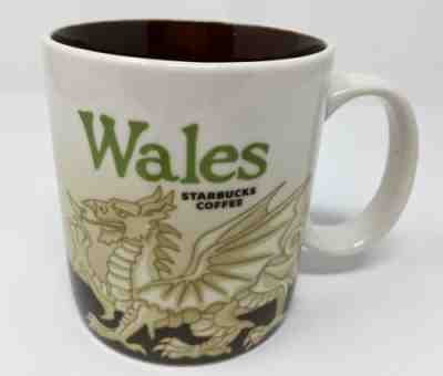 Original STARBUCKS WALES Cymru City Mug 16 oz Collector Series 2010 Global Icon - Sold on eBay Feb, 5th 2019 for $28.00