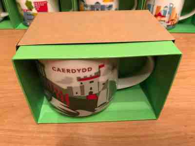 Starbucks YAH/You Are Here Caerdydd Wales 14 oz Mug, NIB - Sold on eBay Jan, 6th 2019 for $39.95