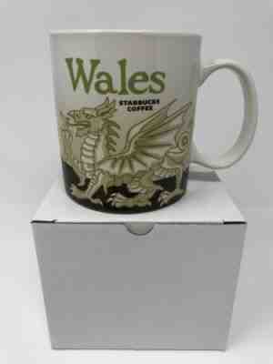 Starbucks Wales UK Global Icon City Collector Series Mug Brown Dragon  - Sold on eBay Jan, 6th 2019 for $50.00