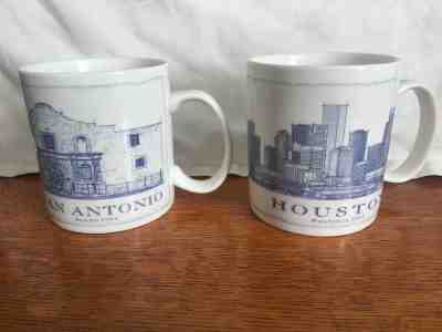 Starbucks Architecture Series - New York, San Antonio, Palm Springs, Houston - Sold on eBay Dec, 9th 2018 for $22.00