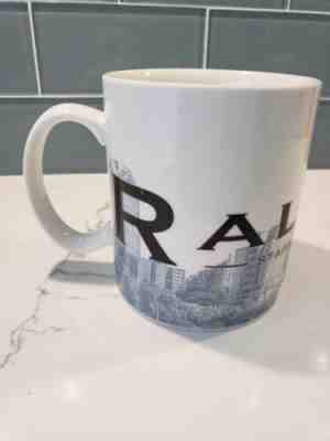 2002 Starbucks Raleigh Coffee Cup Mug Skyline Series One Barista City Of Oaks NC - Sold on eBay Jan, 26th 2019 for $10.00