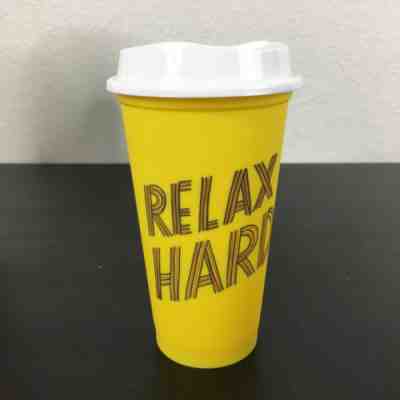 Starbucks Summer 2018 Reusable Cup Tumbler 16oz Plastic Limited Edition Yellow  - Sold on eBay Feb, 14th 2019 for $7.99